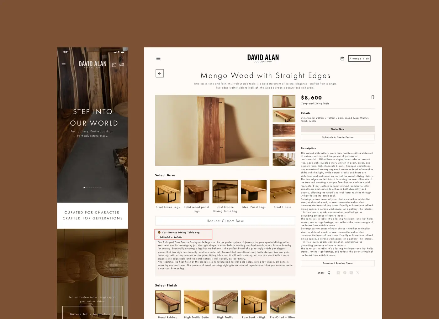 David Alan Collection design